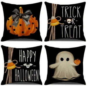 4PCS Halloween Theme Pillows